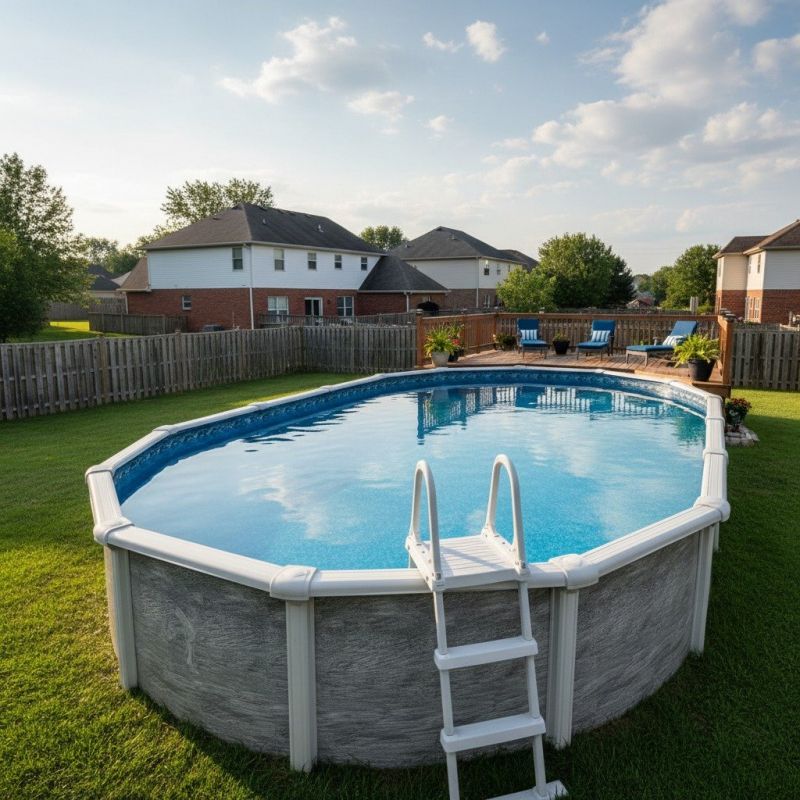 Above Ground Pool Installation detail