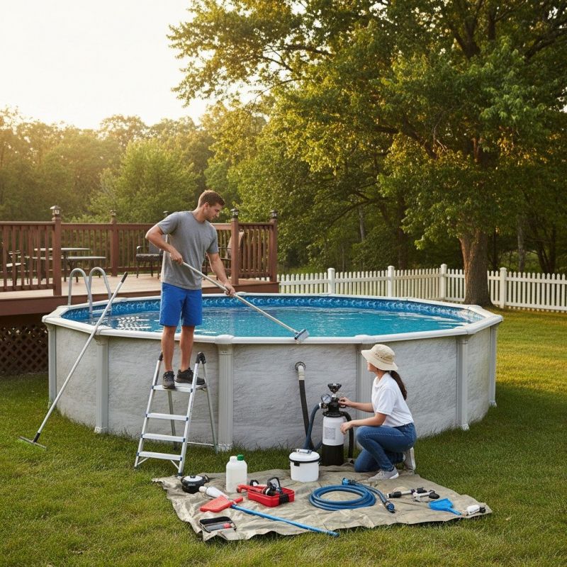 Above Ground Pool Service detail