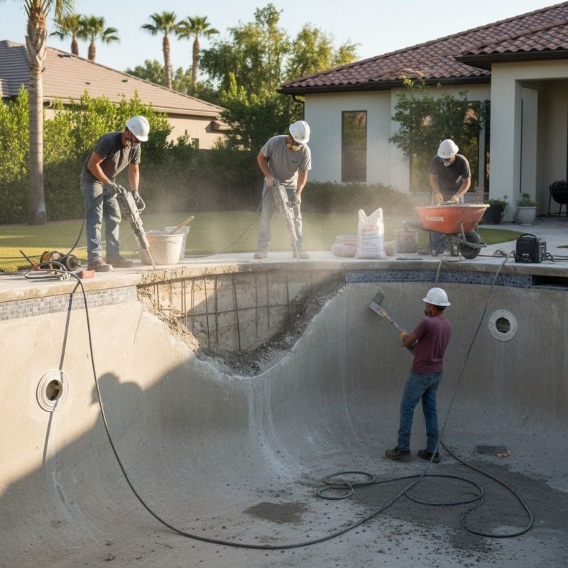 Gunite Pool Repair