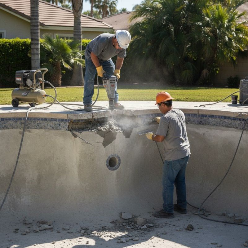 Gunite Pool Repair