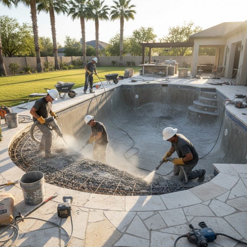 Gunite Pool Repair