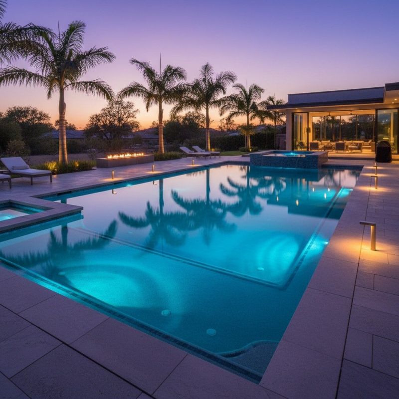 Luxury Inground Pool Service