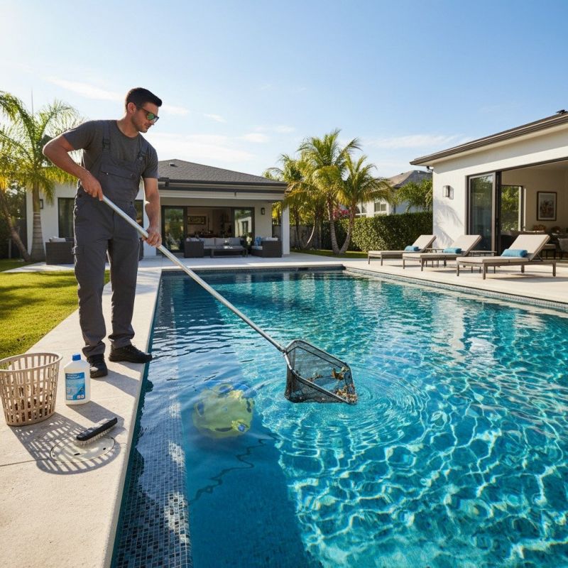 Luxury Inground Pool Service