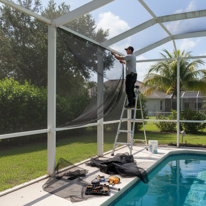 Pool Cage Repair