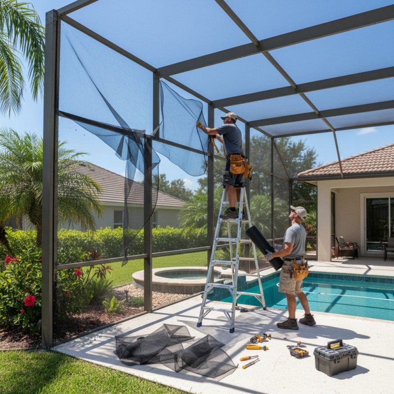 Pool Enclosure Installation