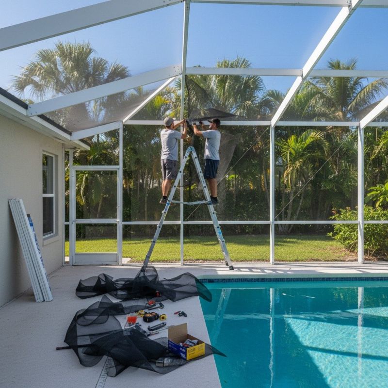 Pool Enclosure Repair