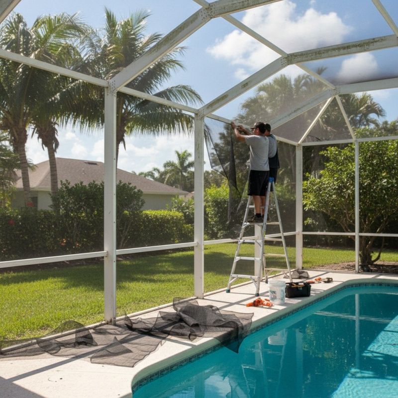 Pool Enclosure Repair