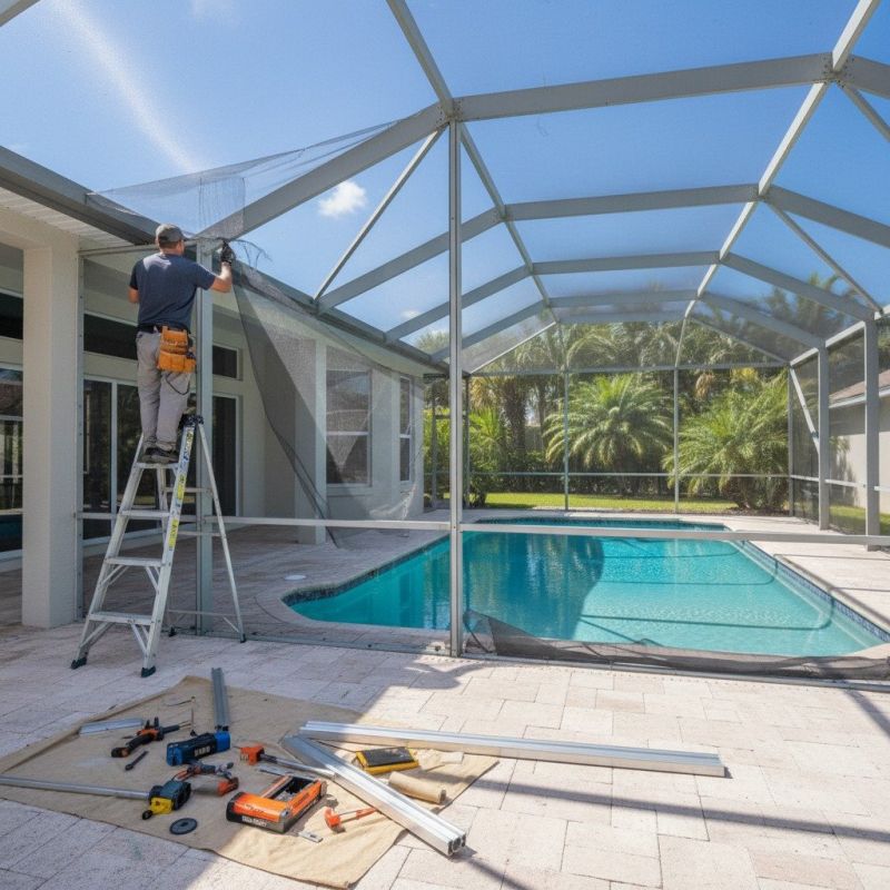 Pool Enclosure Repair