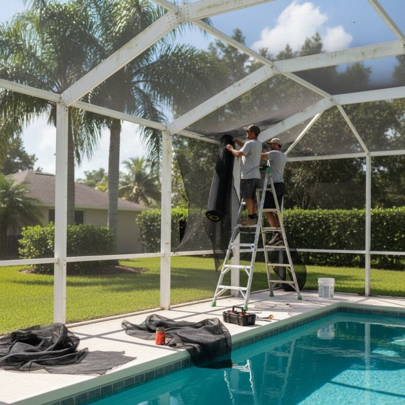Pool Enclosure Repair