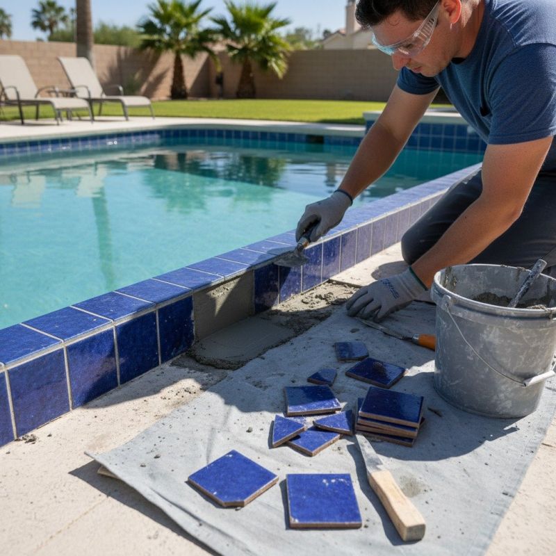 Pool Steps Repair