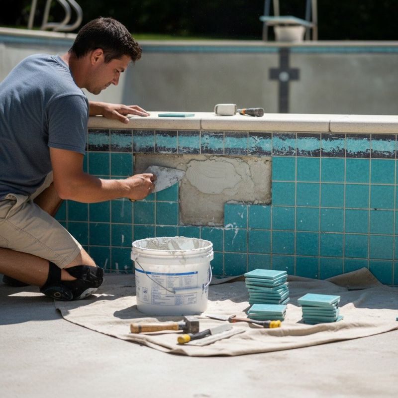 Pool Steps Repair